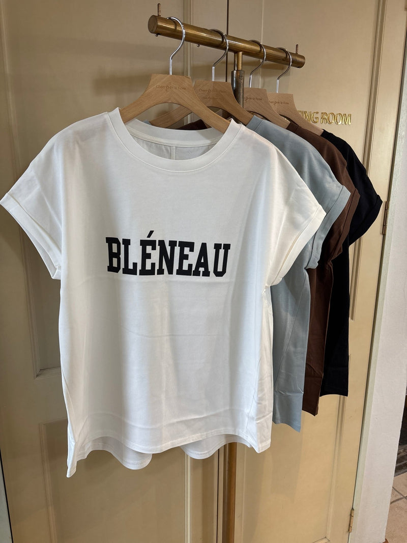 【CLOCHE】BLE'NEAUロゴTシャツ - Champdelarose