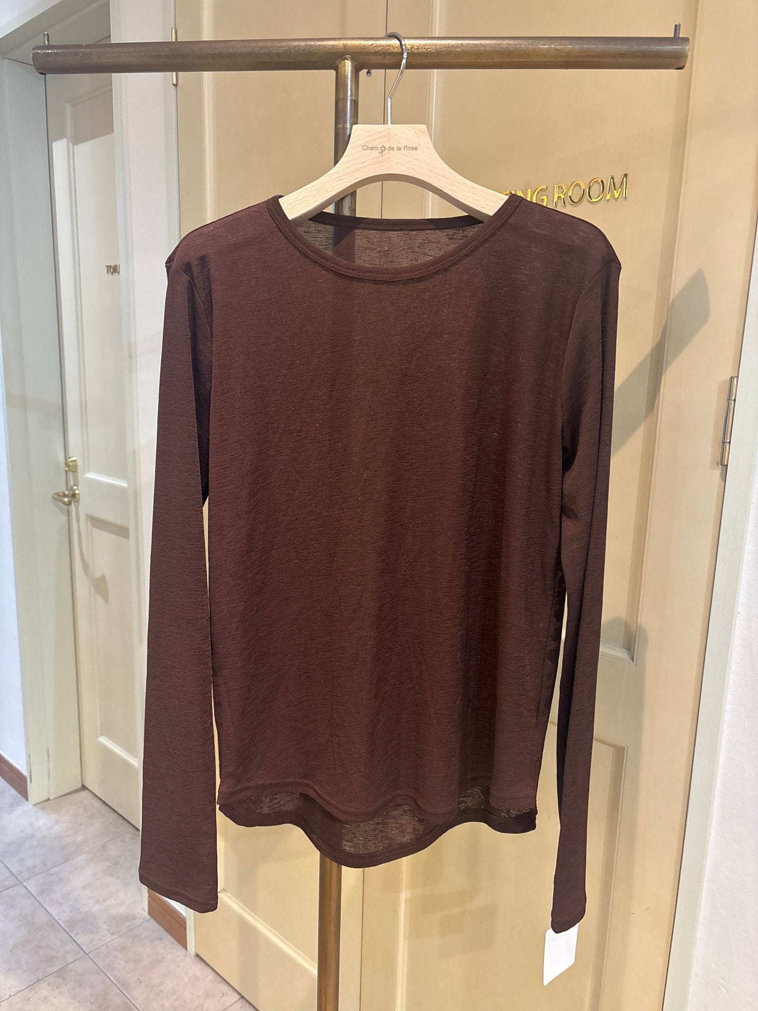 【CLOCHE】クルーネックシアーT - Champdelarose