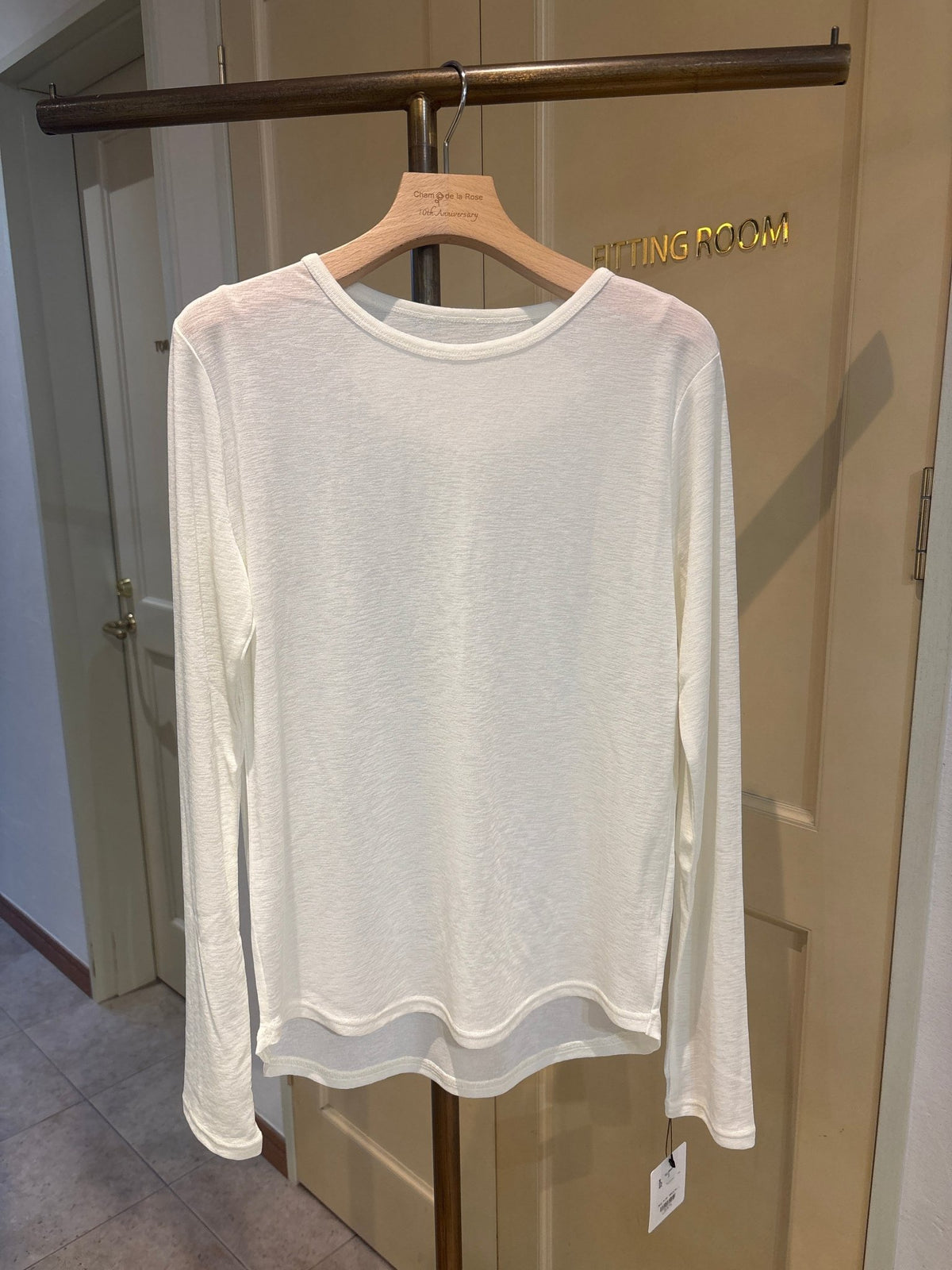 【CLOCHE】クルーネックシアーT - Champdelarose