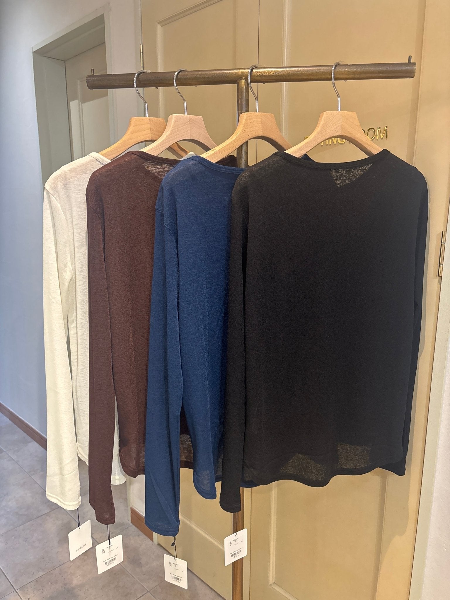 【CLOCHE】クルーネックシアーT - Champdelarose