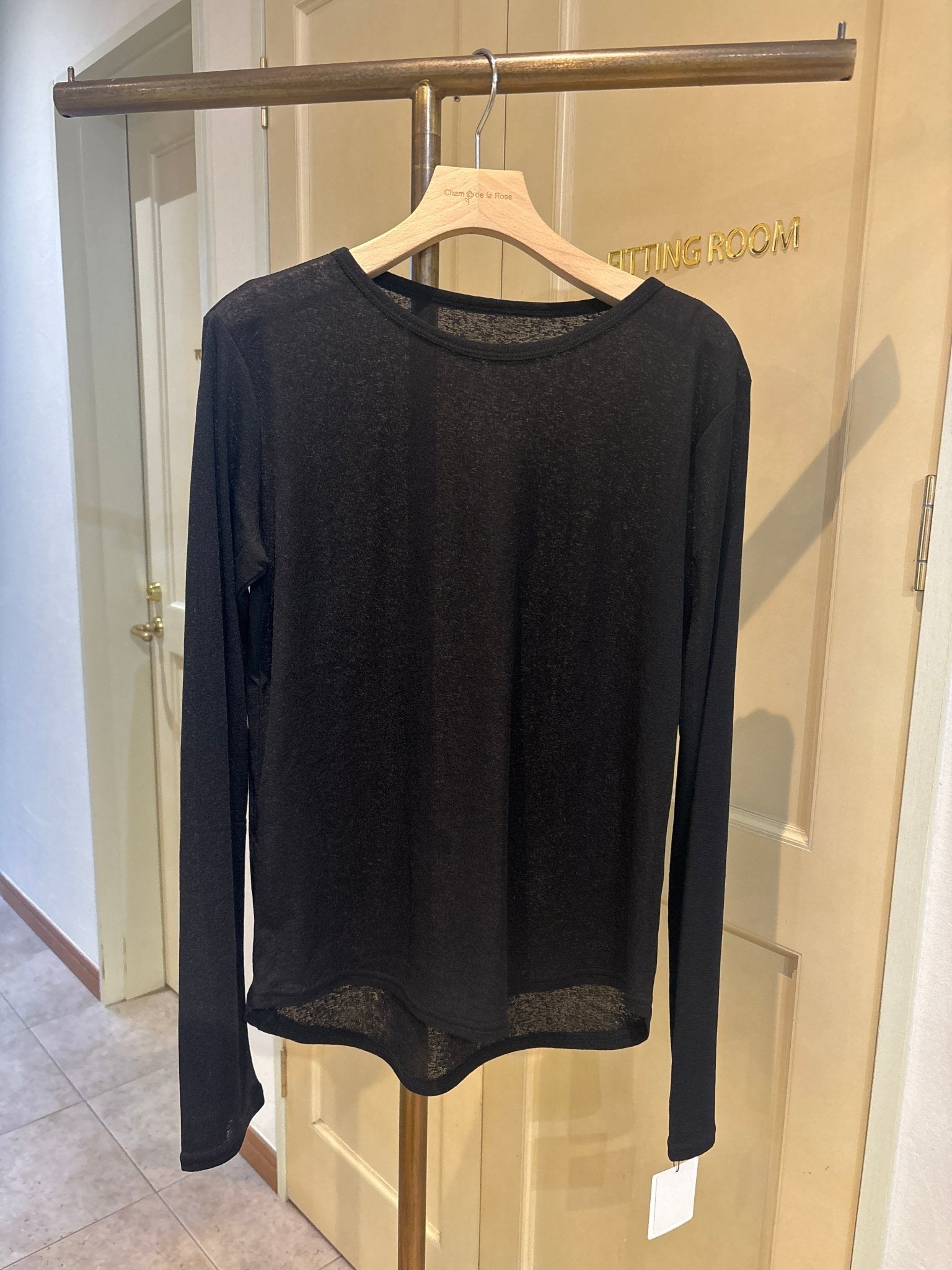 【CLOCHE】クルーネックシアーT - Champdelarose