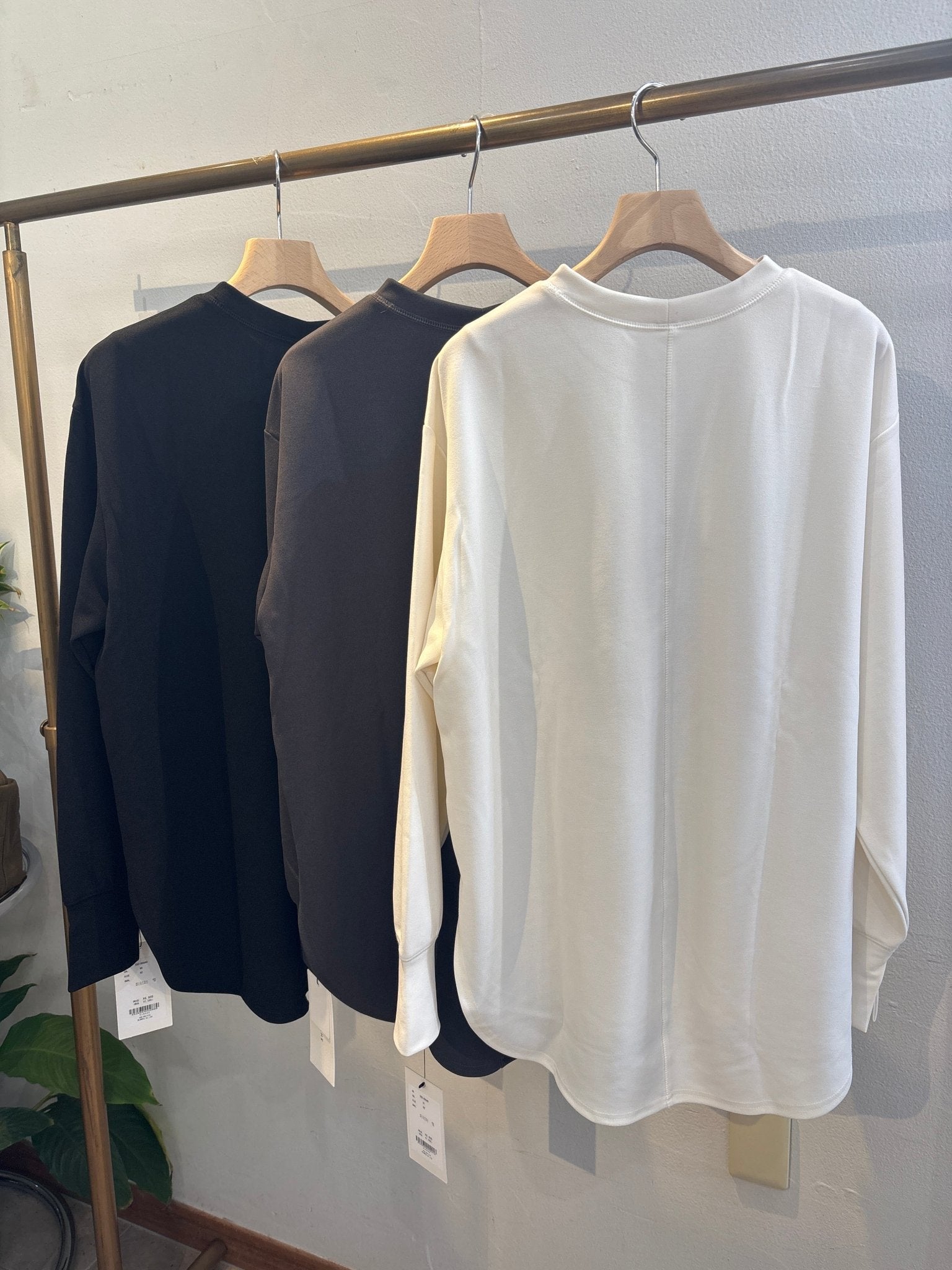 【CLOCHE】カットジョーゼットロゴ長袖T - Champdelarose