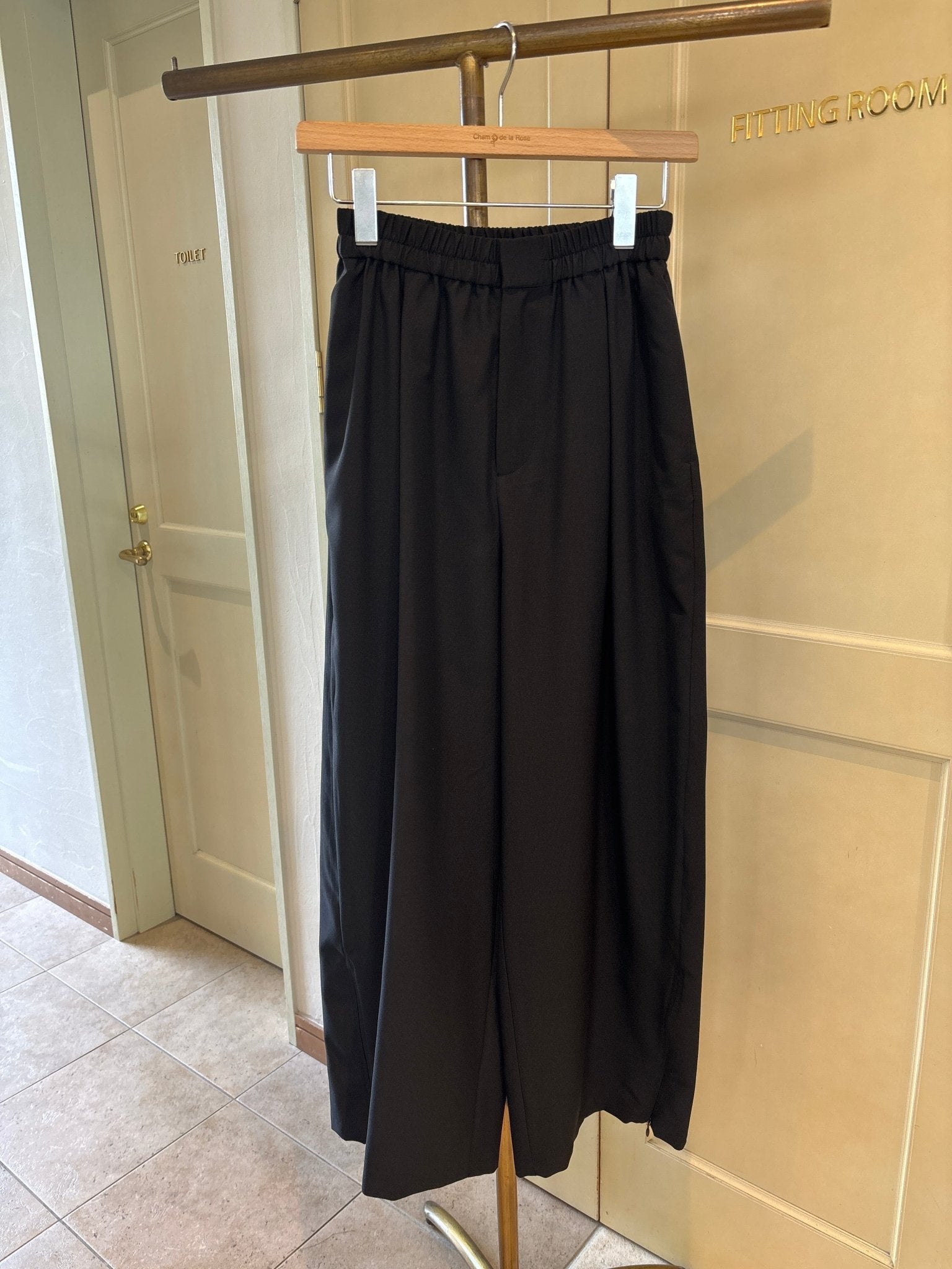 【CLOCHE】裾ZIPコクーンパンツ - Champdelarose