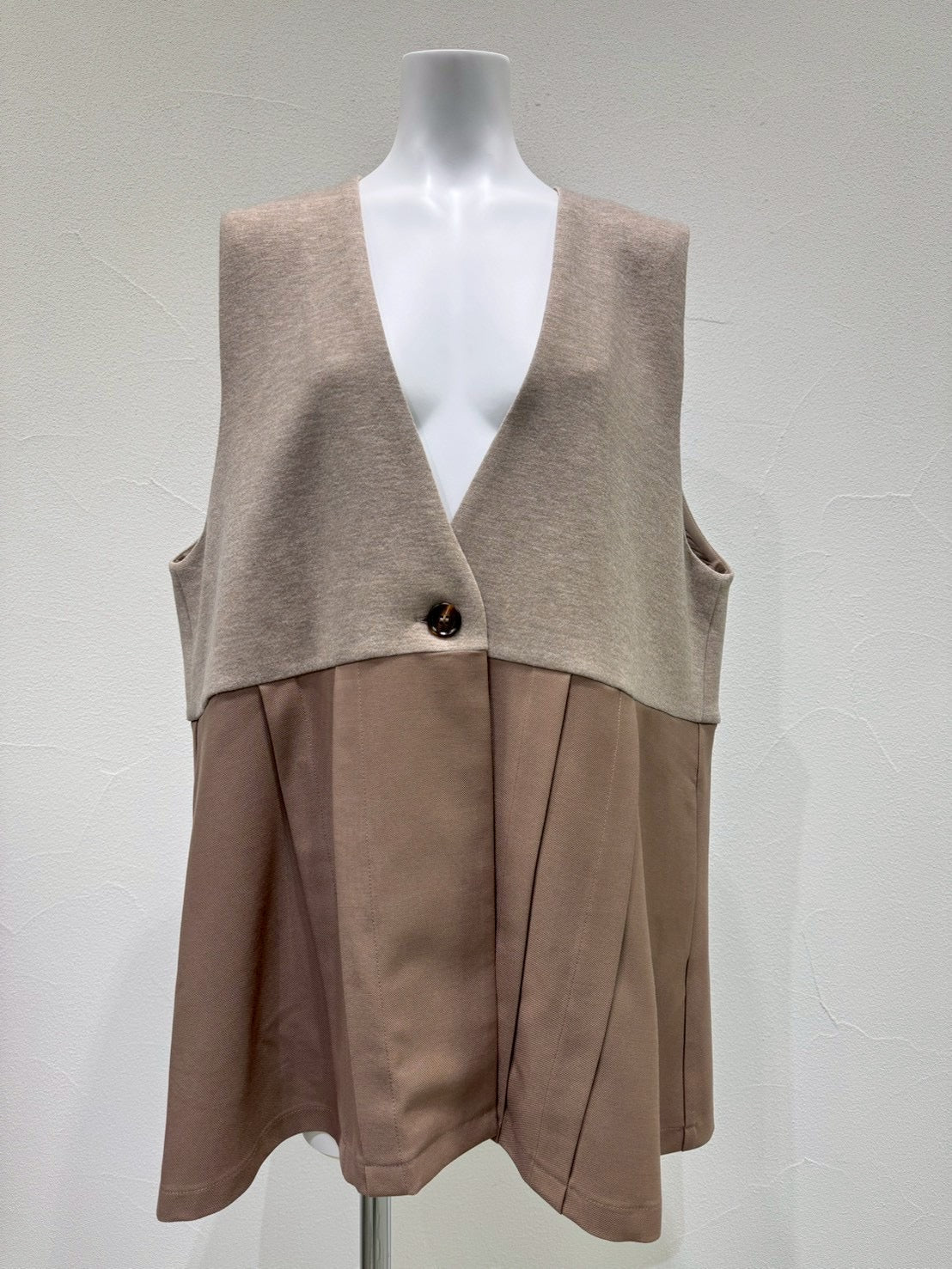 【CYAN 2026 AW VOL.2】フリースコンビエンドタックジレ - 10月下旬頃発送 - Champdelarose