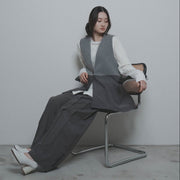【CYAN 2026 AW VOL.2】フリースコンビエンドタックジレ - 10月下旬頃発送 - Champdelarose