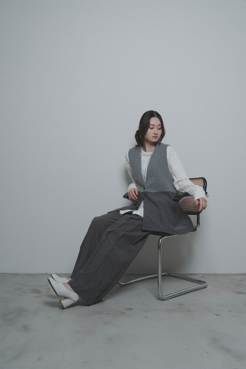 【CYAN 2026 AW VOL.2】エンドタックワイドパンツ - 10月下旬頃発送 - Champdelarose
