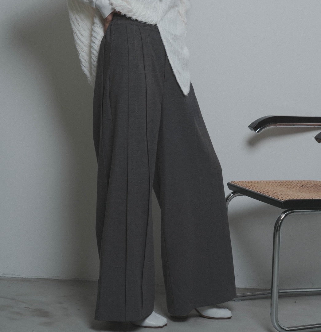 【CYAN 2026 AW VOL.2】エンドタックワイドパンツ - 10月下旬頃発送 - Champdelarose