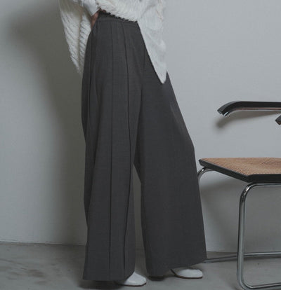 【CYAN 2026 AW VOL.2】エンドタックワイドパンツ - 10月下旬頃発送 - Champdelarose