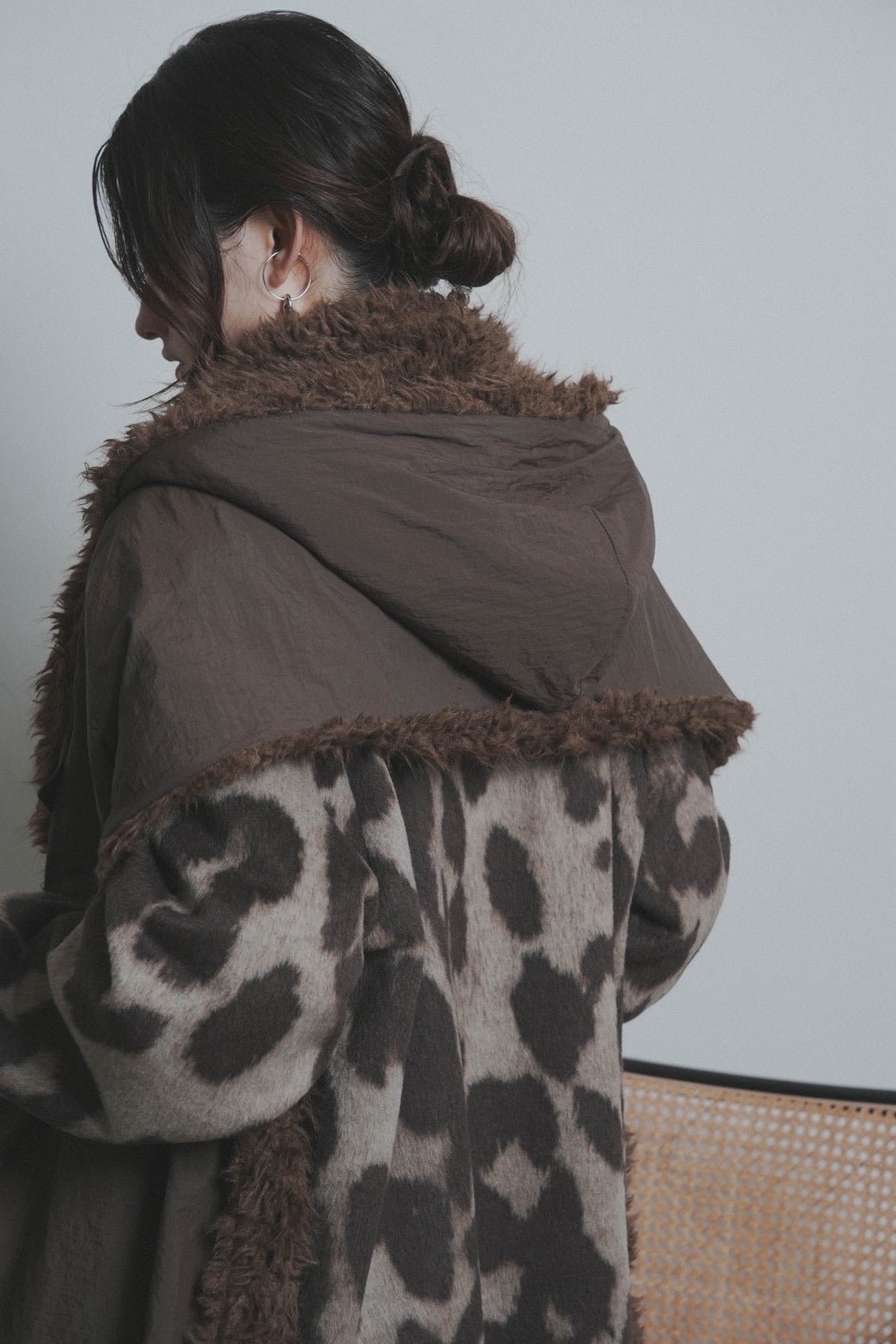 【CYAN 2026 AW VOL.2】シャギーボアフーディストール - 10月下旬頃発送 - Champdelarose