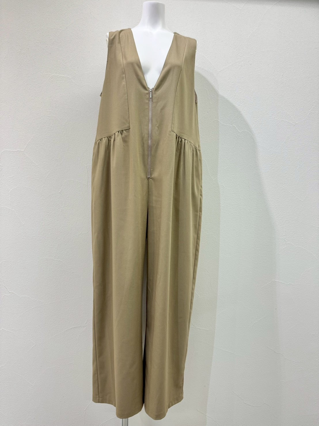 【CYAN 2026 AW VOL.2】シャギーコンビパッチギャザーサロペ - 10月下旬頃発送 - Champdelarose