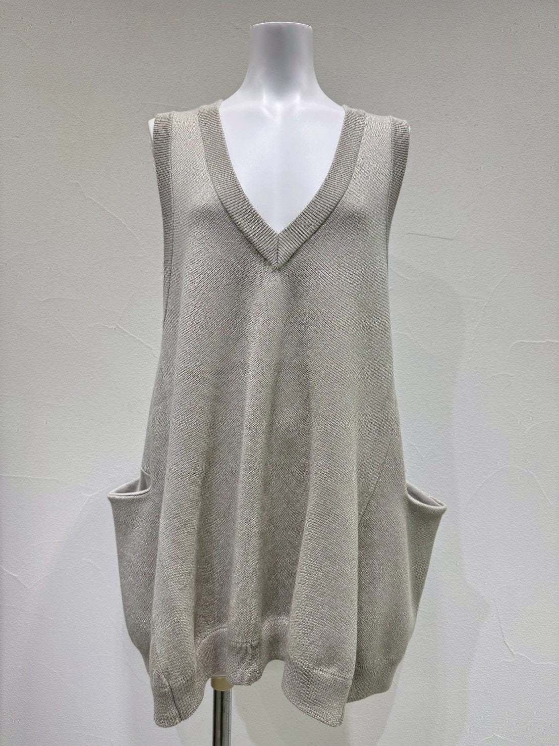 【CYAN 2026 AW VOL.2】フレアヘムラメニットベスト - 10月下旬頃発送 - Champdelarose