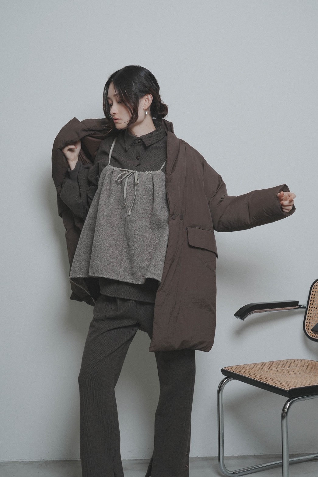 【CYAN 2026 AW VOL.2】マルチスリットフィットパンツ - 11月中旬頃発送 - Champdelarose