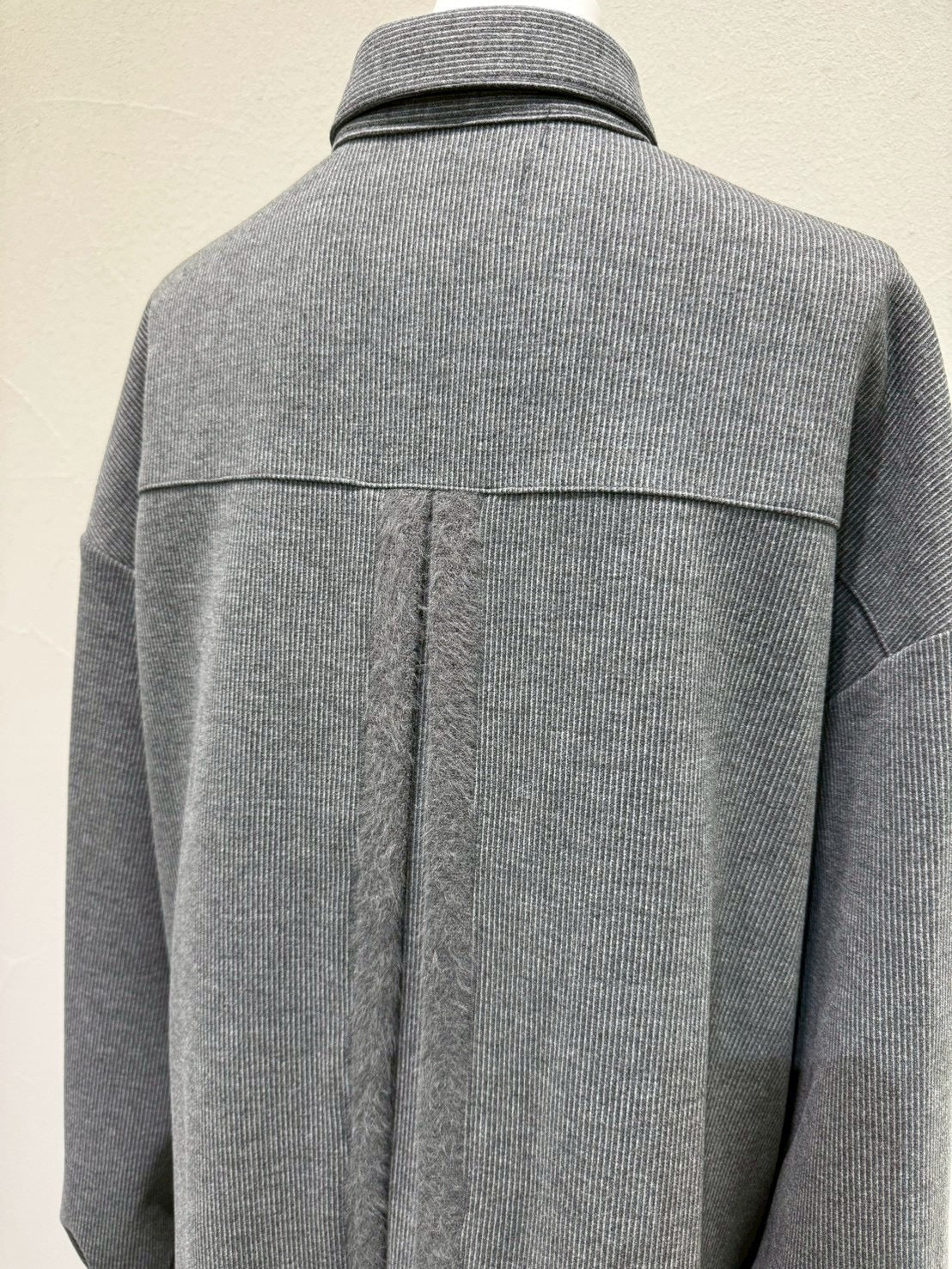 【CYAN 2026 AW VOL.2】シャギーラインウォームシャツブルゾン - 11月中旬頃発送 - Champdelarose