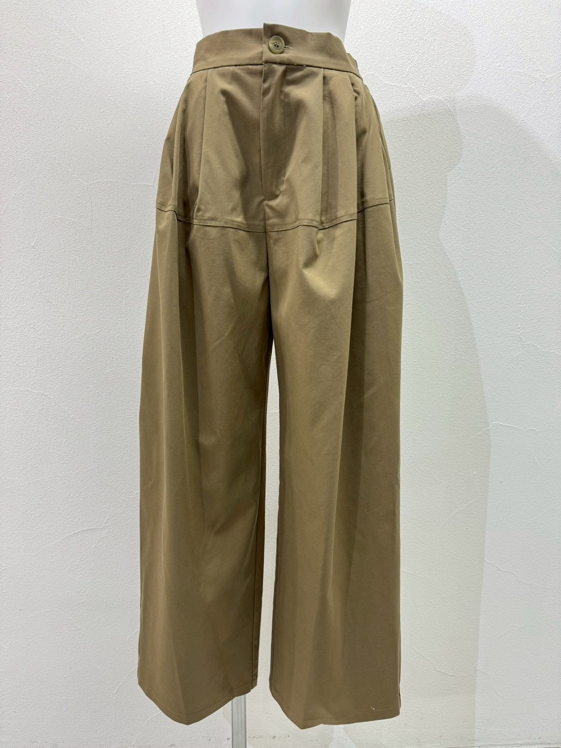 【CYAN 2026 AW VOL.2】3タックラウンドステッチツイルワイド - 10月下旬頃発送 - Champdelarose