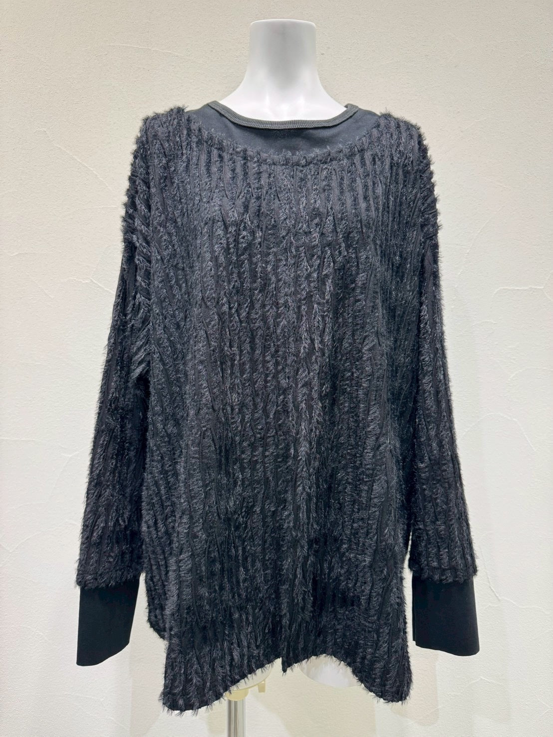 【CYAN 2026 AW VOL.2】シャギージャガードレイヤーTOPS - 10月下旬頃発送 - Champdelarose