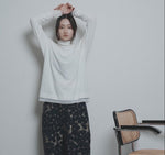 【CYAN 2026 AW VOL.2】スリットタートルウォームTOPS - 10月下旬頃発送 - Champdelarose