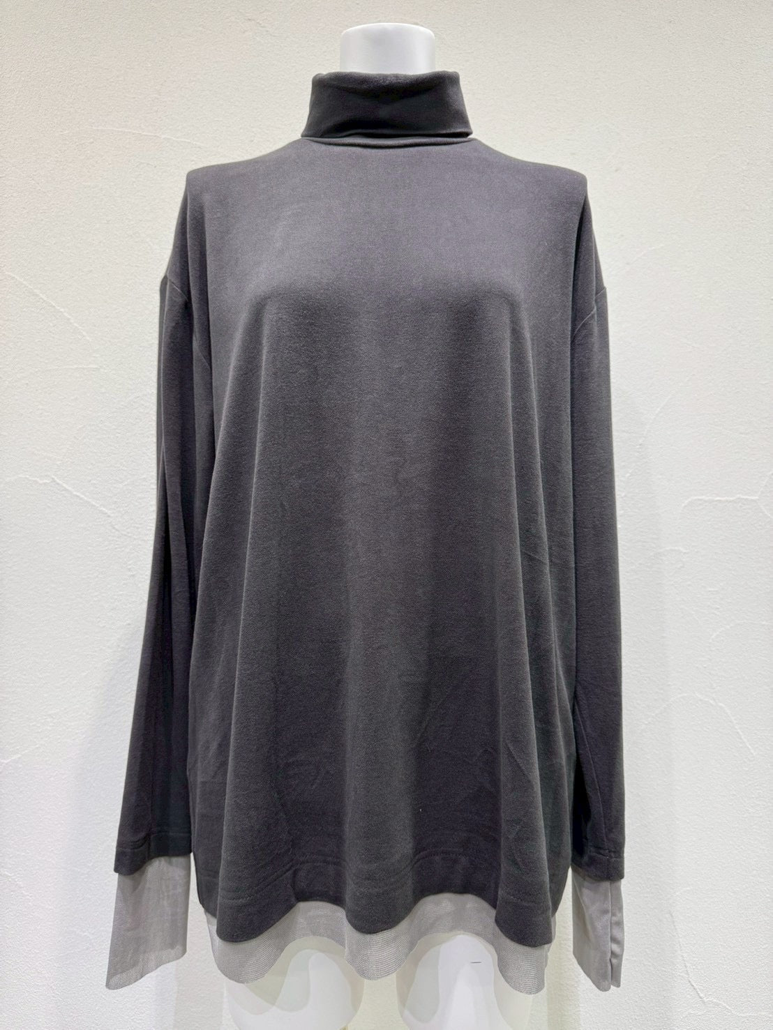 【CYAN 2026 AW VOL.2】スリットタートルウォームTOPS - 10月下旬頃発送 - Champdelarose