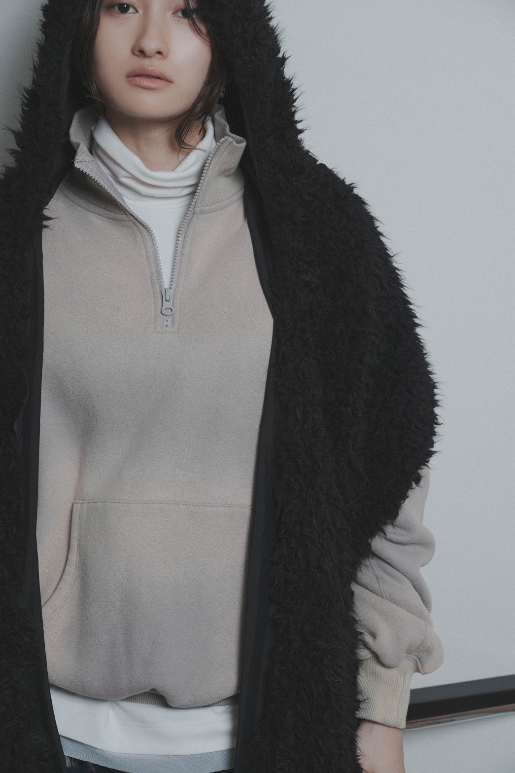 【CYAN 2026 AW VOL.2】ハンドスプレーZIPスウェット - 10月下旬頃発送 - Champdelarose