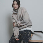 【CYAN 2026 AW VOL.2】ハンドスプレーZIPスウェット - 10月下旬頃発送 - Champdelarose