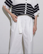 【CYAN 2026 SPRING＆SUMMER VOL.1】オーバーベルトツイルワイド - Champdelarose
