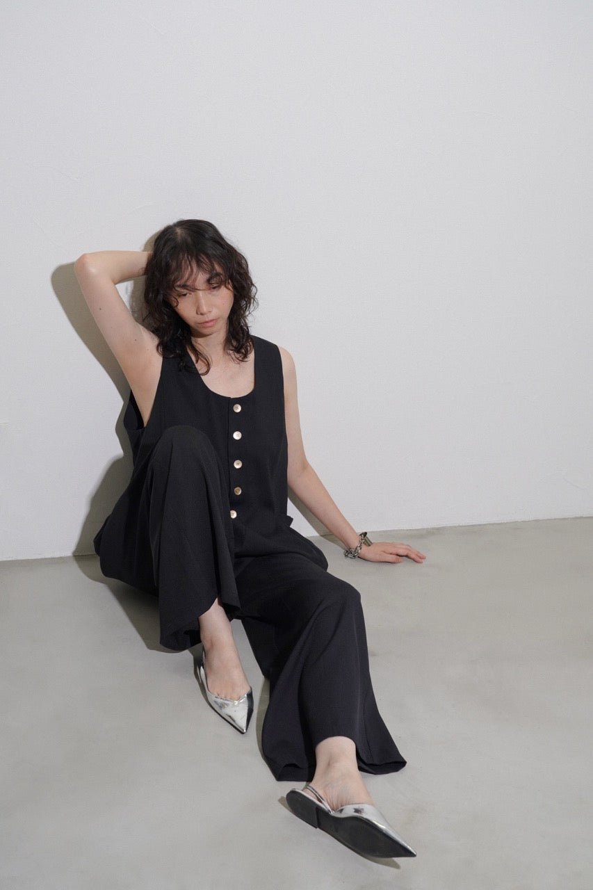 【CYAN 2026 SPRING＆SUMMER VOL.1】ギャザーポケットサロペット - Champdelarose