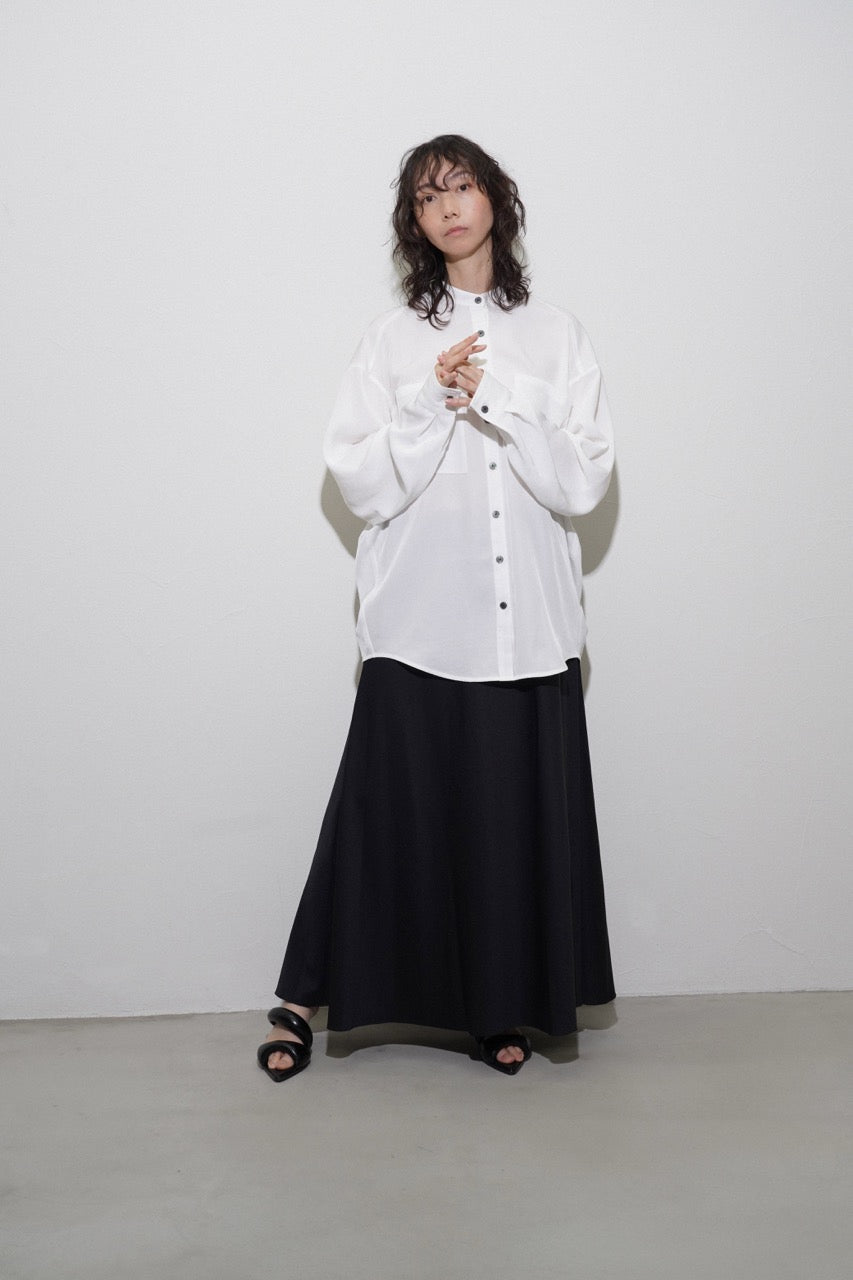 【CYAN 2026 SPRING＆SUMMER VOL.1】ヴィンテージツイルフレアスカート - Champdelarose