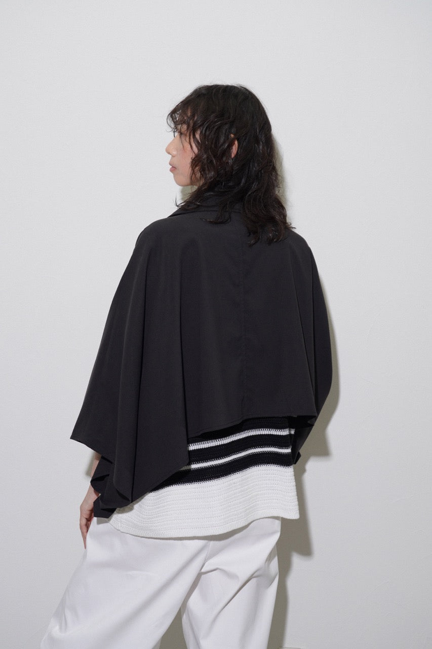 【CYAN 2026 SPRING＆SUMMER VOL.1】ショートトレンチポンチョ - Champdelarose