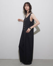 【CYAN 2026 SPRING＆SUMMER VOL.1】ギャザーポケットサロペット - Champdelarose