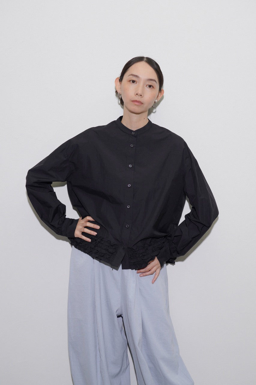 【CYAN 2026 SPRING＆SUMMER VOL.1】ヘムフリルシャツ - Champdelarose