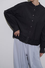 【CYAN 2026 SPRING＆SUMMER VOL.1】ヘムフリルシャツ - Champdelarose