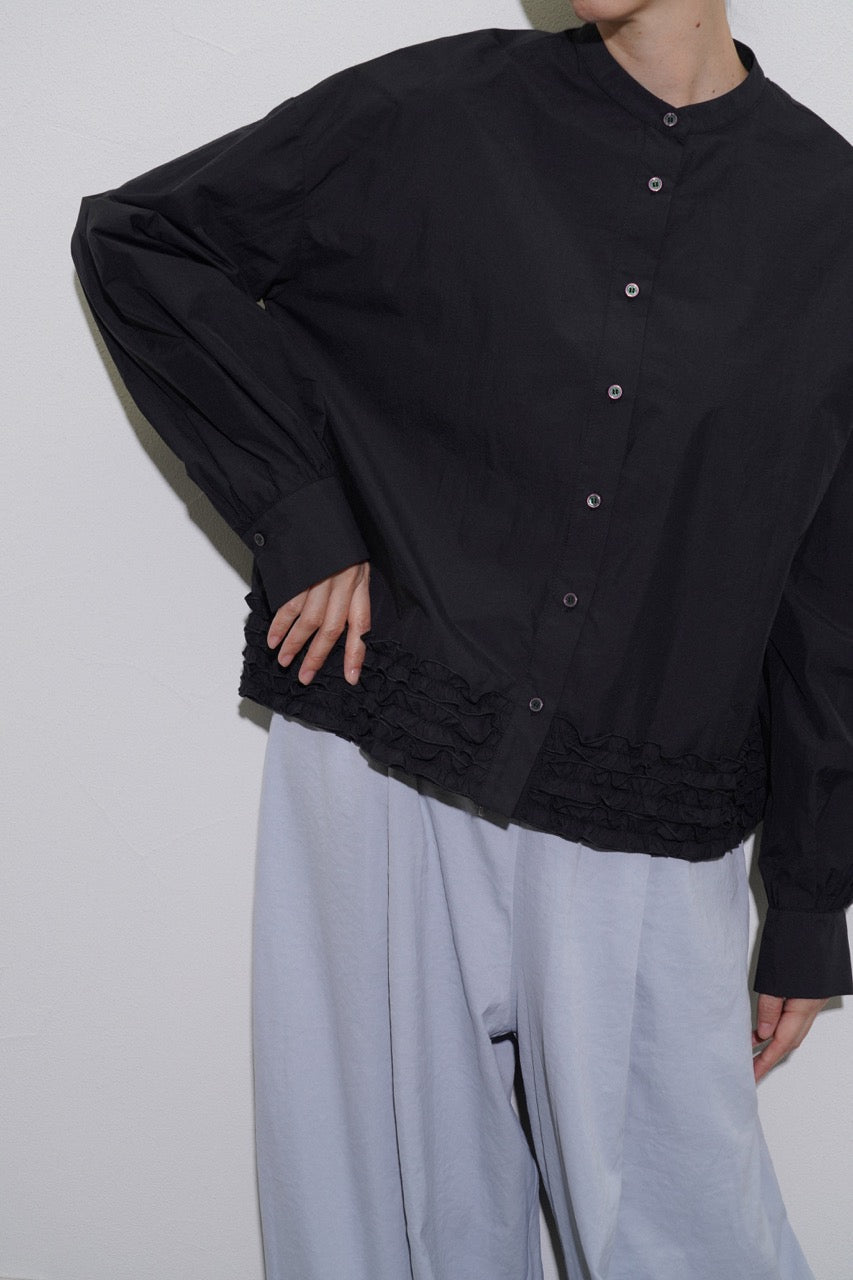【CYAN 2026 SPRING＆SUMMER VOL.1】ヘムフリルシャツ - Champdelarose
