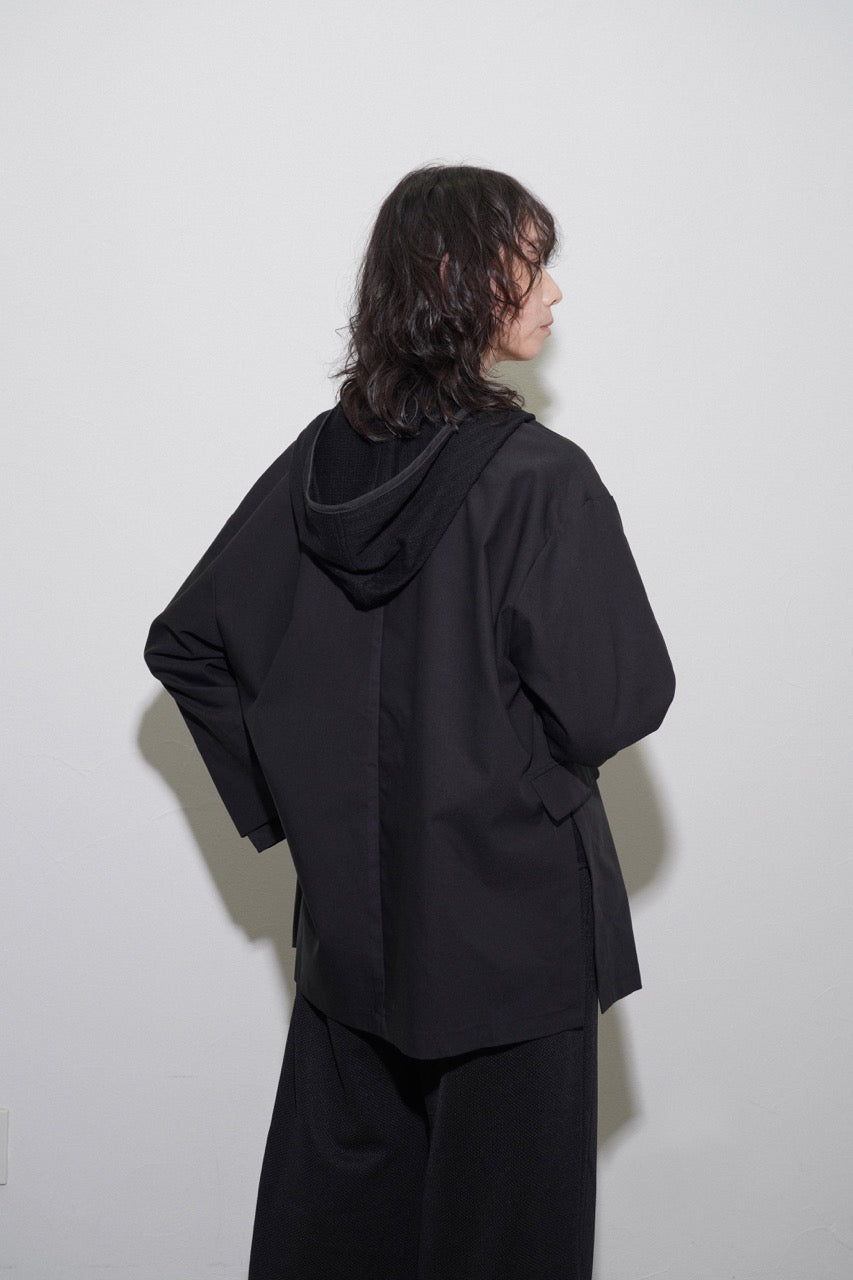 【CYAN 2026 SPRING＆SUMMER VOL.1】ショートフェザーコンビフーディ - Champdelarose