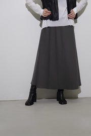 【CYAN 2026 SPRING＆SUMMER VOL.1】ヴィンテージツイルフレアスカート - Champdelarose