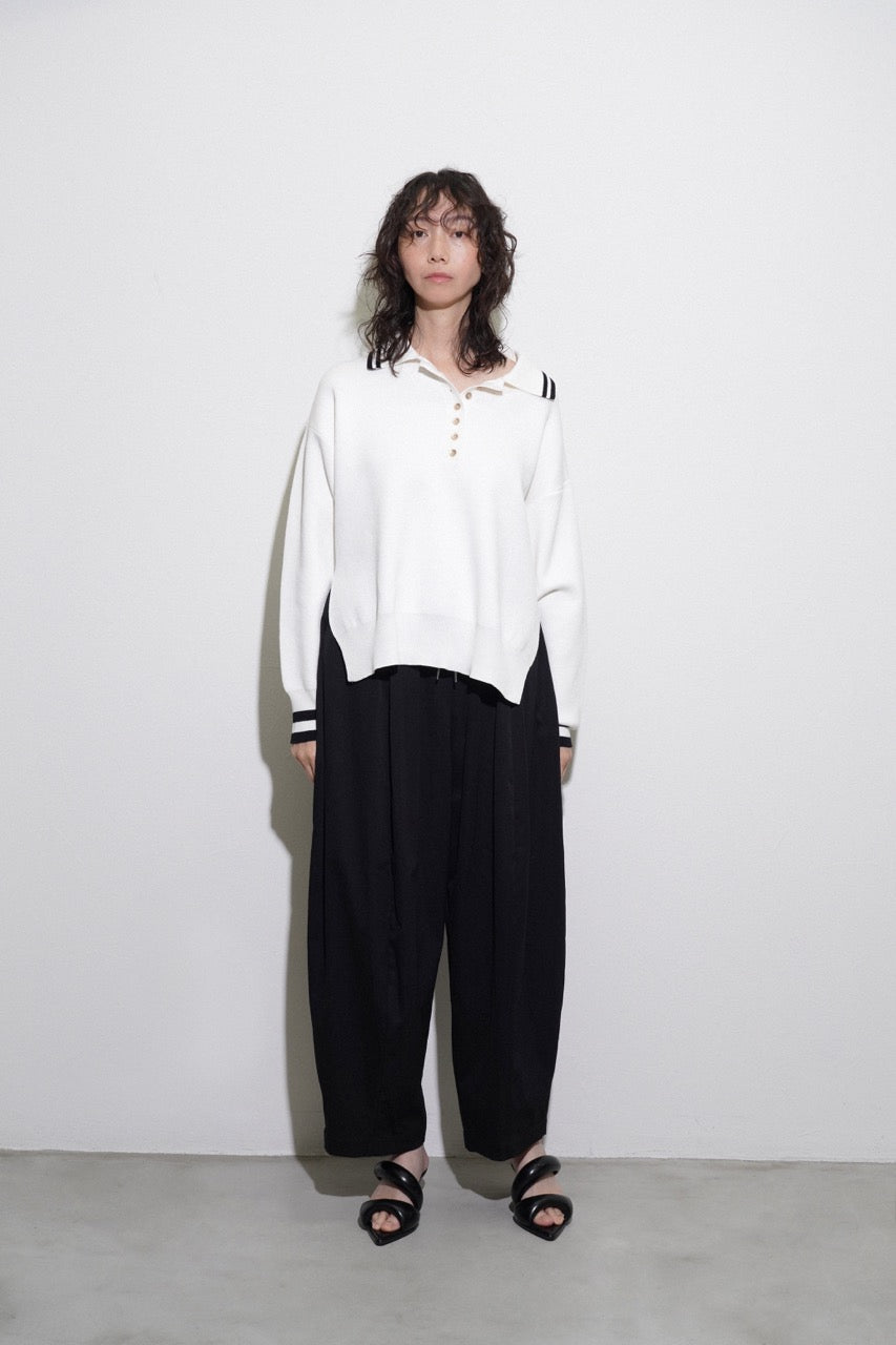 【CYAN 2026 SPRING＆SUMMER VOL.1】プレーティングニットポロ - Champdelarose