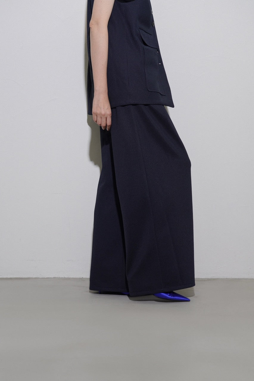 【CYAN 2026 SPRING＆SUMMER VOL.1】クロスタックワッフルワイド - Champdelarose