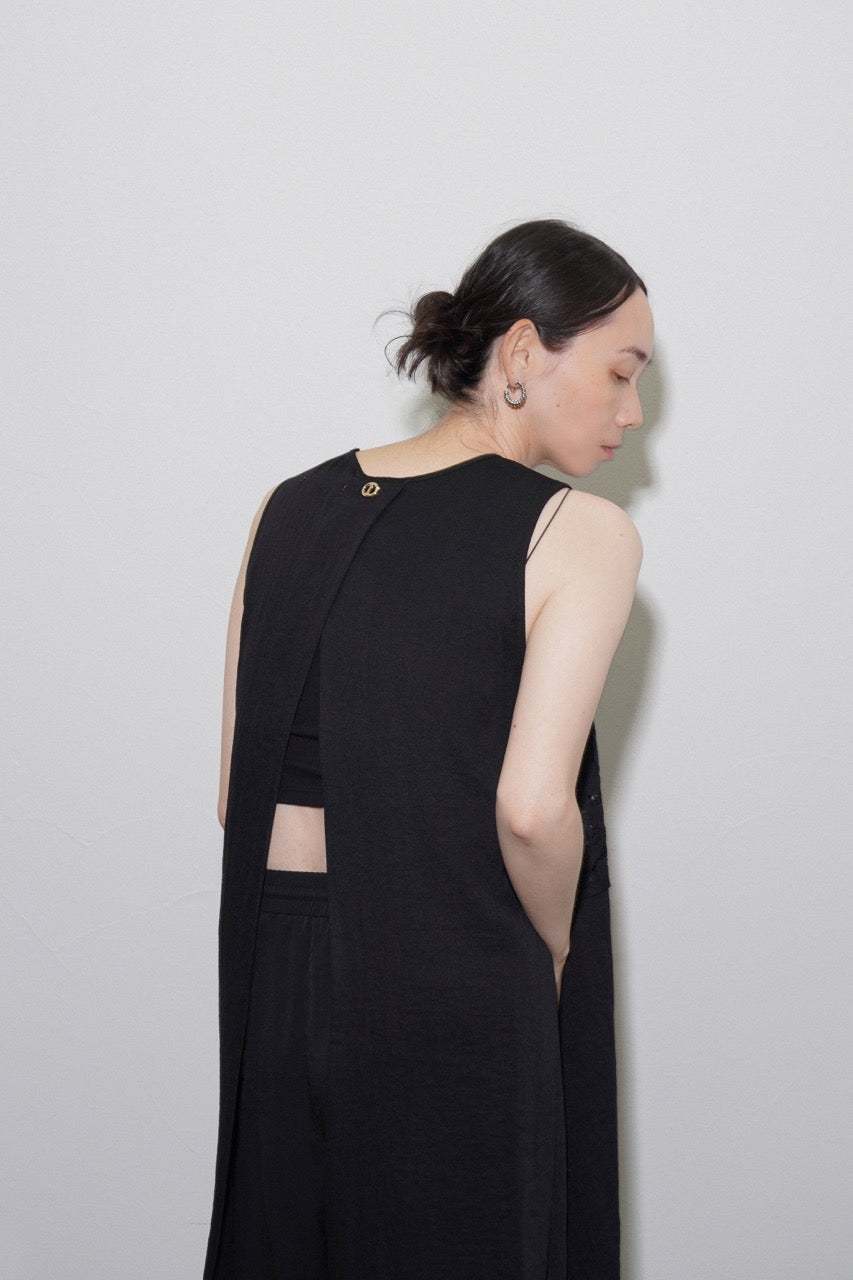 【CYAN 2026 SPRING＆SUMMER VOL.1】サイドスリットレースコンビチュニック - Champdelarose