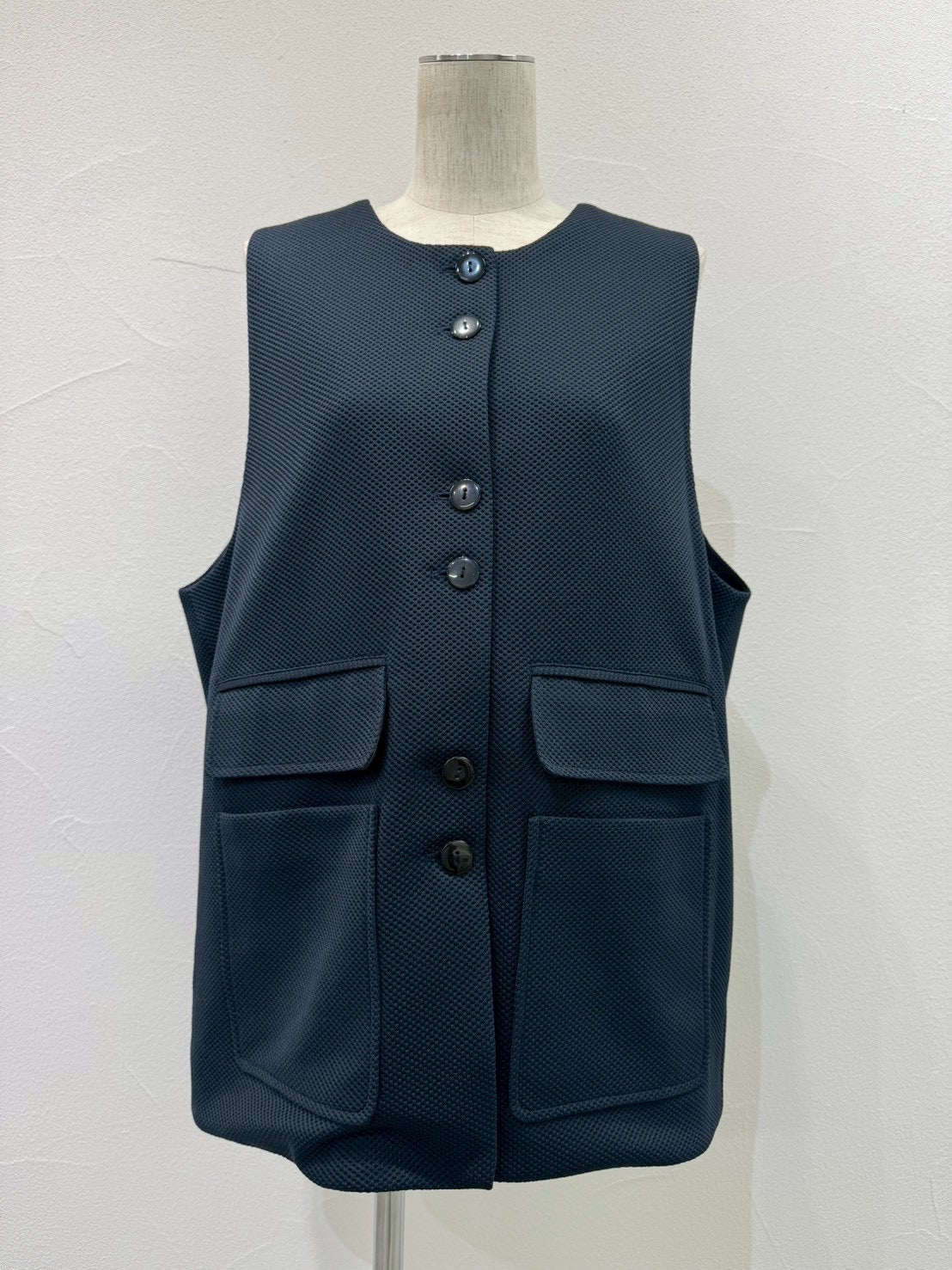 【CYAN 2026 SPRING＆SUMMER VOL.1】4ポケットワッフルハーフベスト - Champdelarose