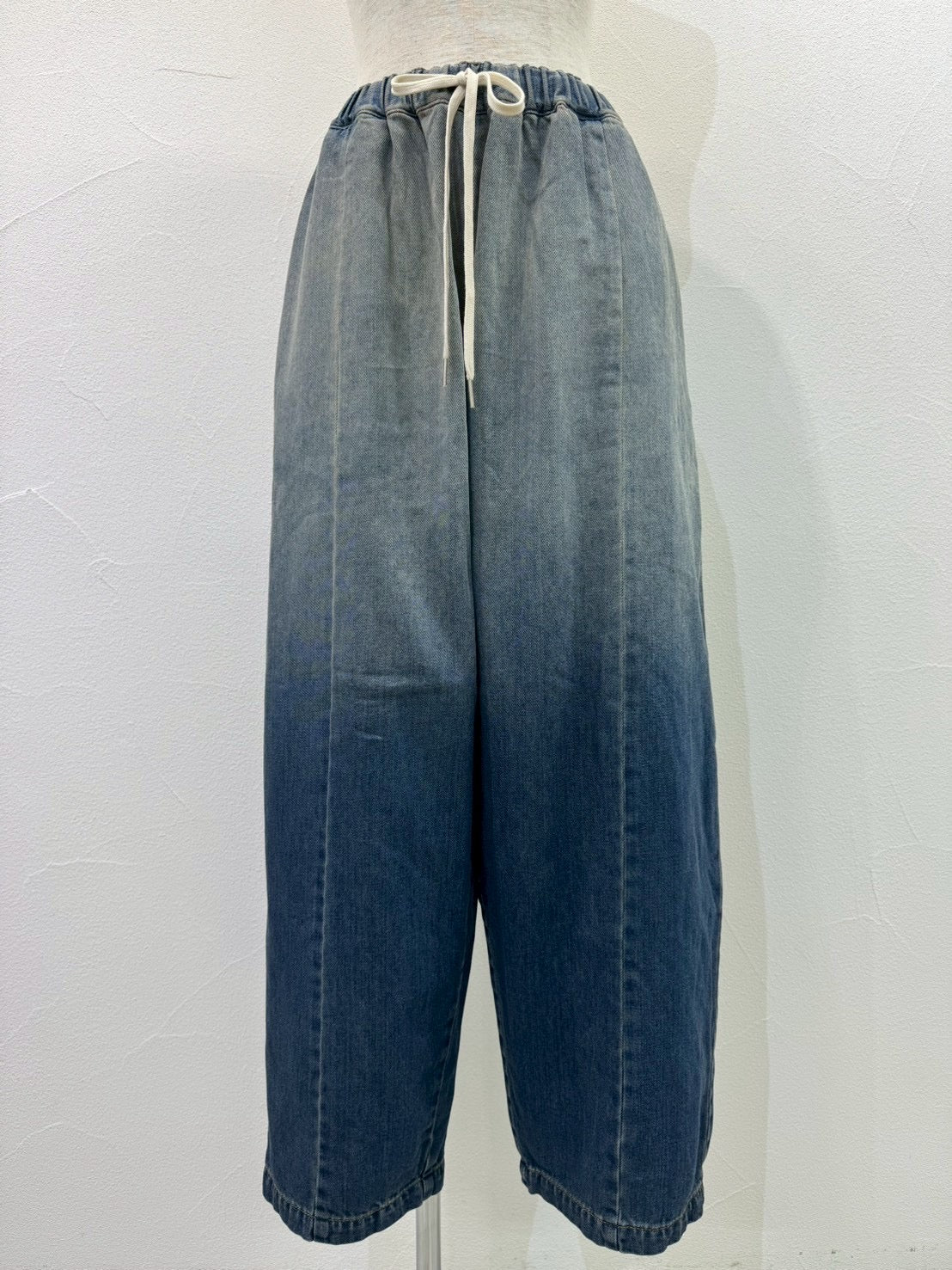 【CYAN 2026 SPRING＆SUMMER VOL.1】グラデーションBIGバルーンデニム - Champdelarose