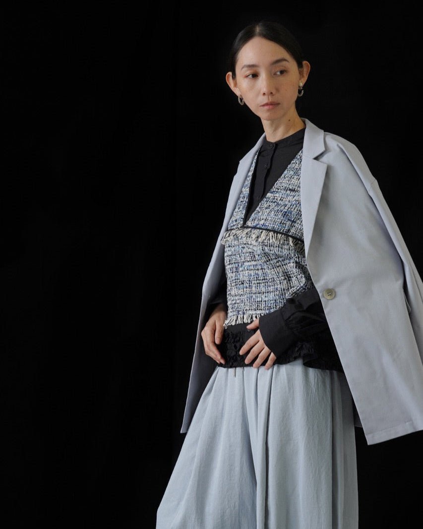 【CYAN 2026 SPRING＆SUMMER VOL.1】カフスレイヤーツイルJK - Champdelarose