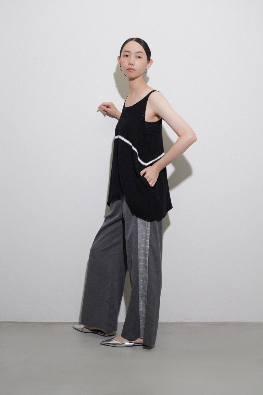 【CYAN 2026 SPRING＆SUMMER VOL.1】チェックライングレンチェックPT - Champdelarose