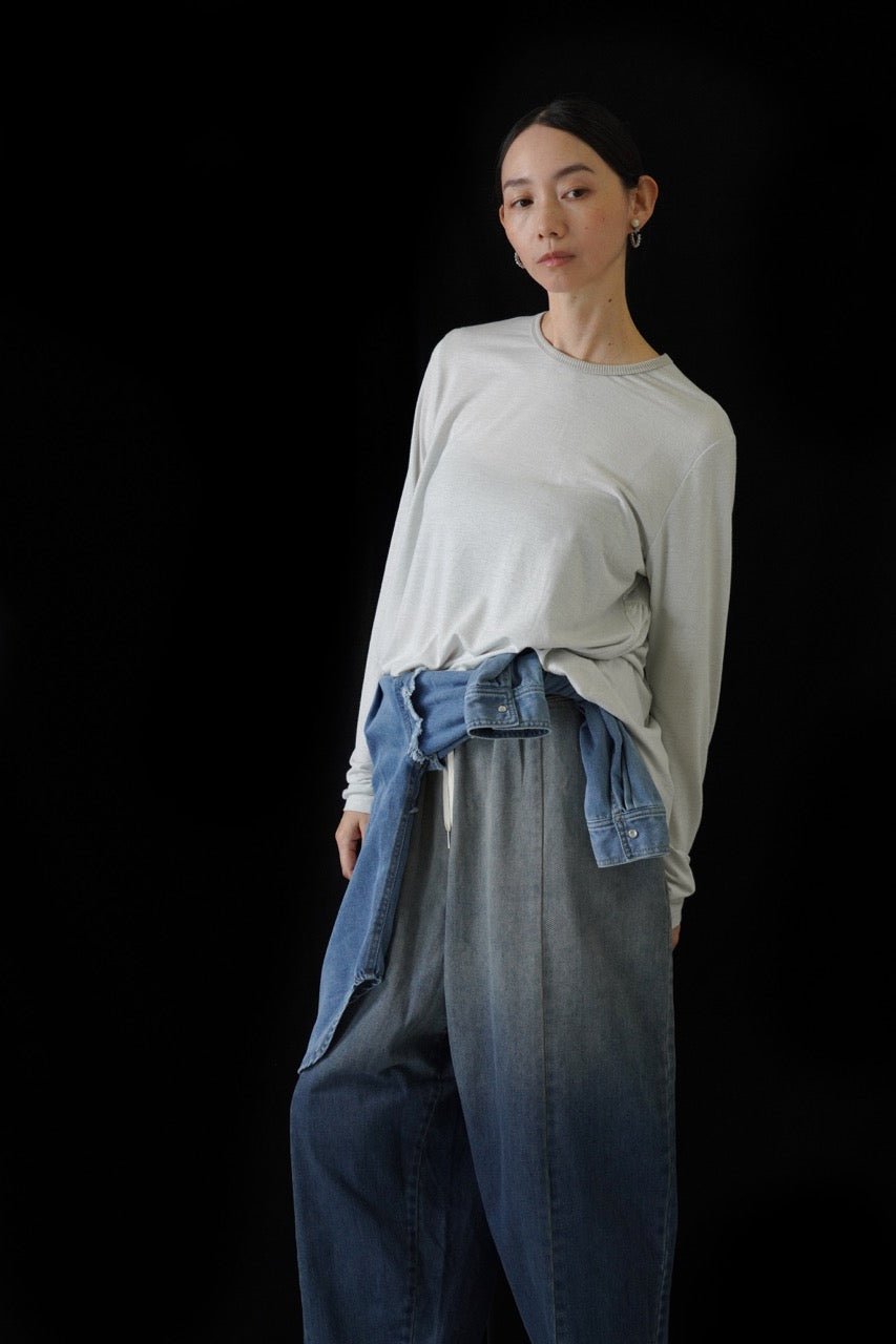【CYAN 2026 SPRING＆SUMMER VOL.1】バックギャザーラメTOPS - Champdelarose