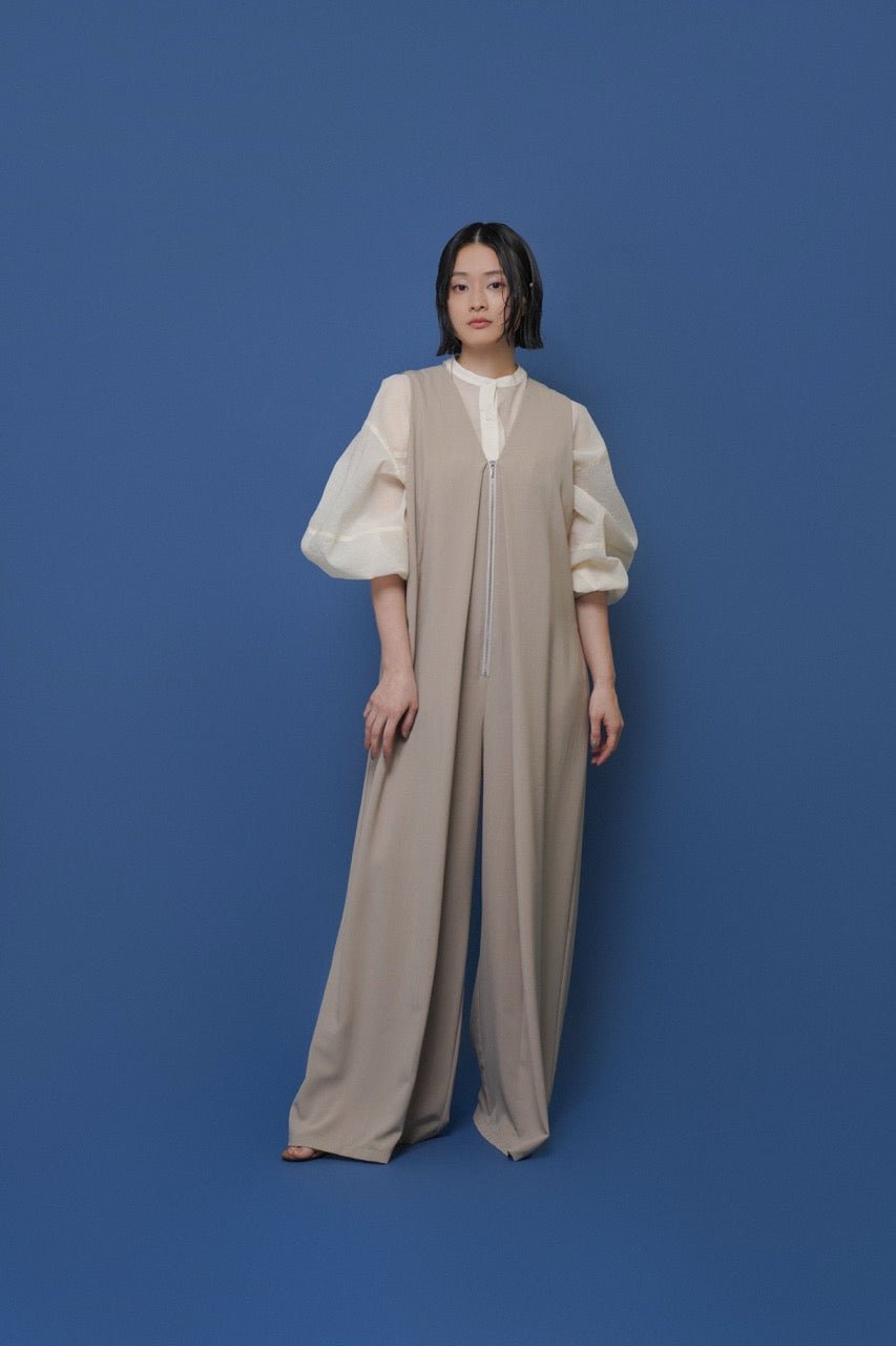 【CYAN 2026 SS Vol.2】オーバータックサロペット - Champdelarose