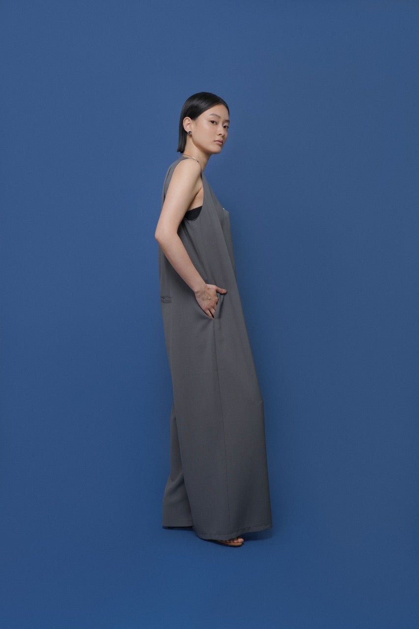 【CYAN 2026 SS Vol.2】オーバータックサロペット - Champdelarose