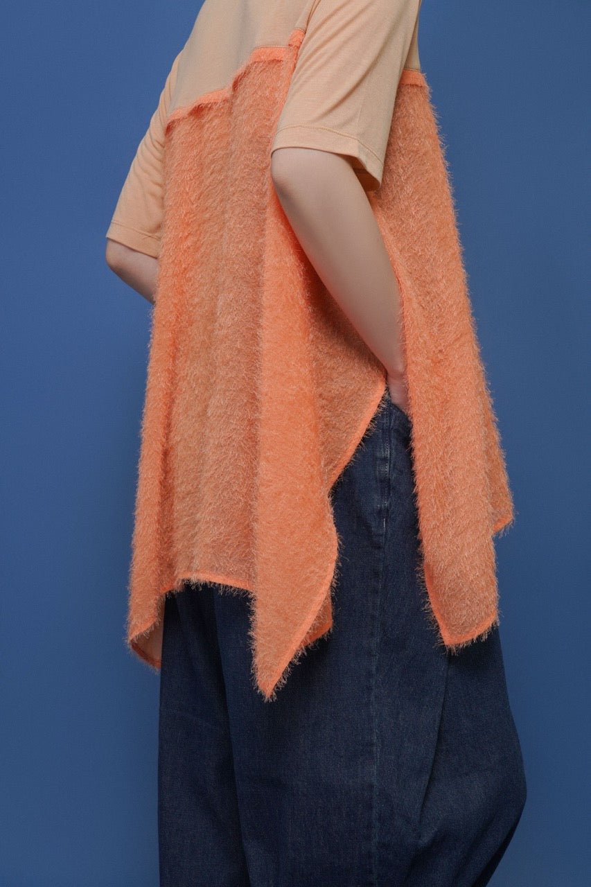 【CYAN 2026 SS Vol.2】スクエアヘムフェザーコンビTOPS - Champdelarose