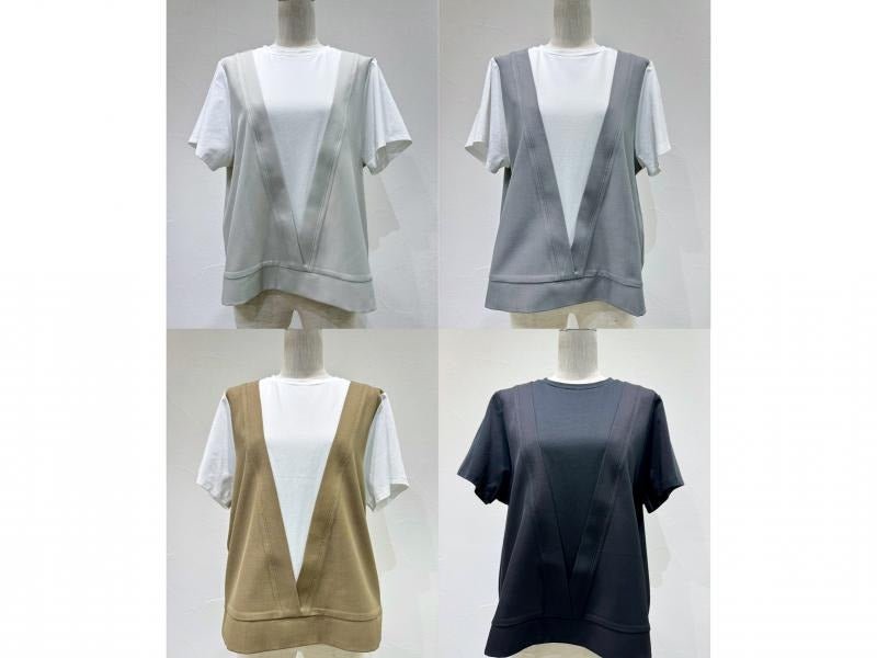 【CYAN 2026 SS Vol.2】レイヤーライクコンビTOPS - Champdelarose