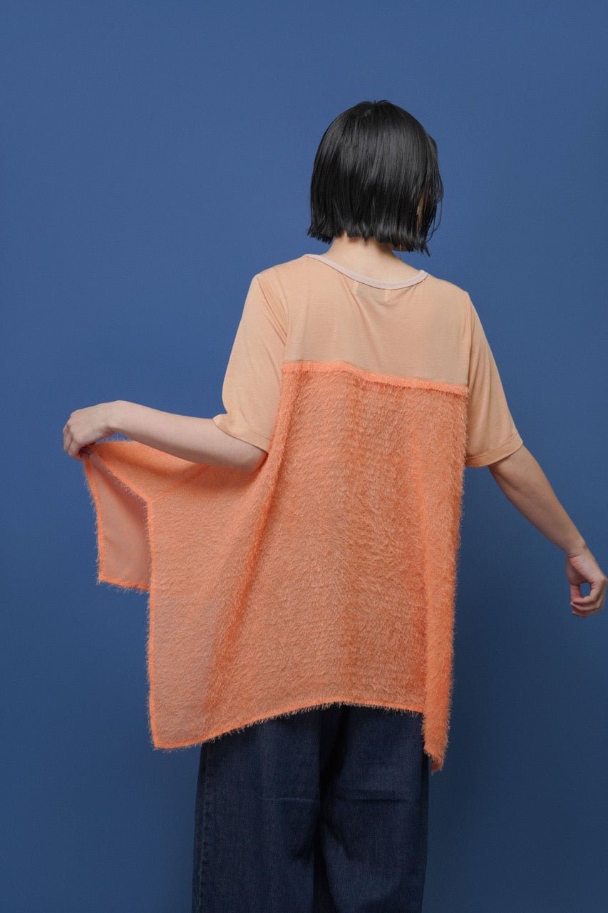 【CYAN 2026 SS Vol.2】スクエアヘムフェザーコンビTOPS - Champdelarose