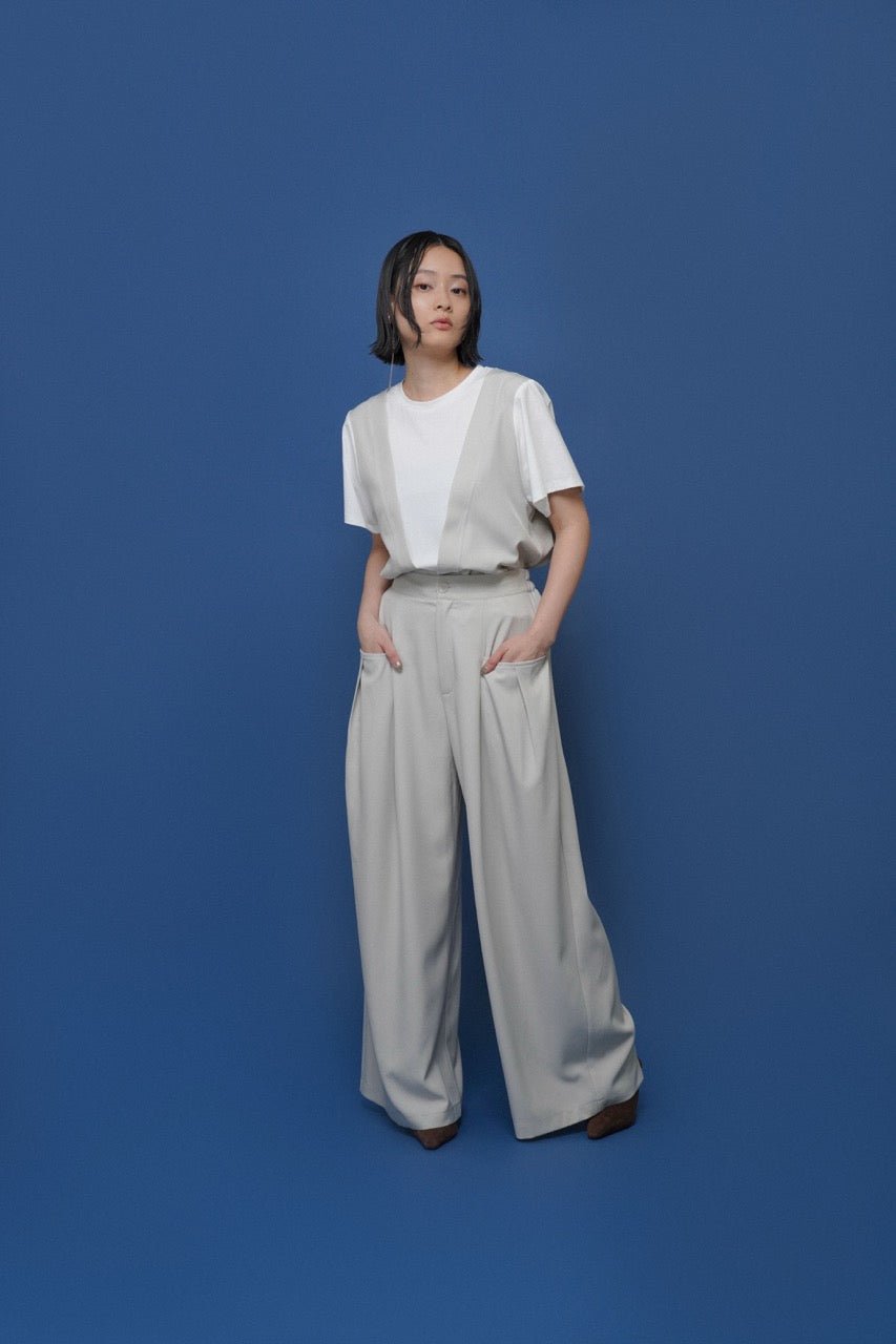 【CYAN 2026 SS Vol.2】レイヤーライクコンビTOPS - Champdelarose