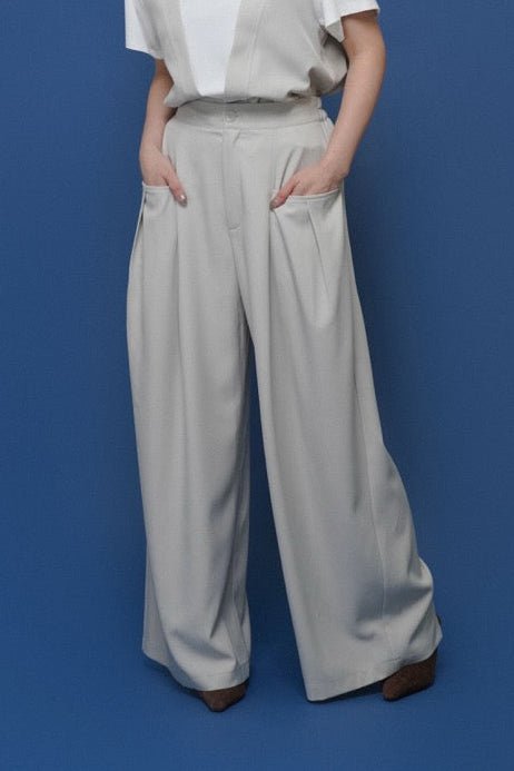 【CYAN 2026 SS Vol.2】Wタックストレッチワイド - Champdelarose
