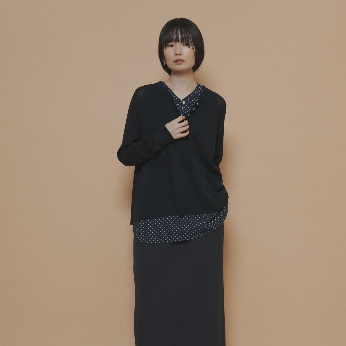 【CYAN 2027 SS VOL.1】ノースリドットVヘンリー - 2月中旬頃発送 - Champdelarose