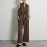 【CYAN tokyo 2026 AW VOL.1】ティアードスキッパーサロペット - Champdelarose